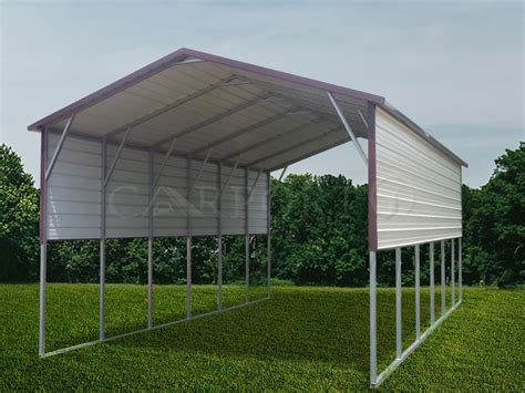 rv cover boxed eave roof style metal|a frame metal rv covers.